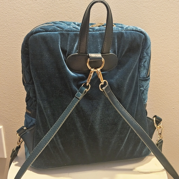 Bebe Blue Quilted Backpack - Picture 5 of 14